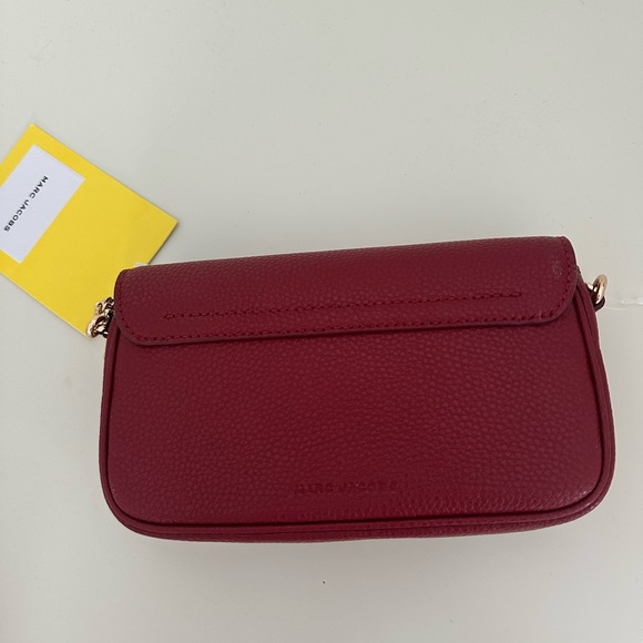Marc Jacobs Wine Red Crossbody Bag with Gold Chain Strap - Picture 6 of 6